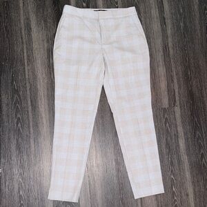 Zara Gray Checkered Pants
